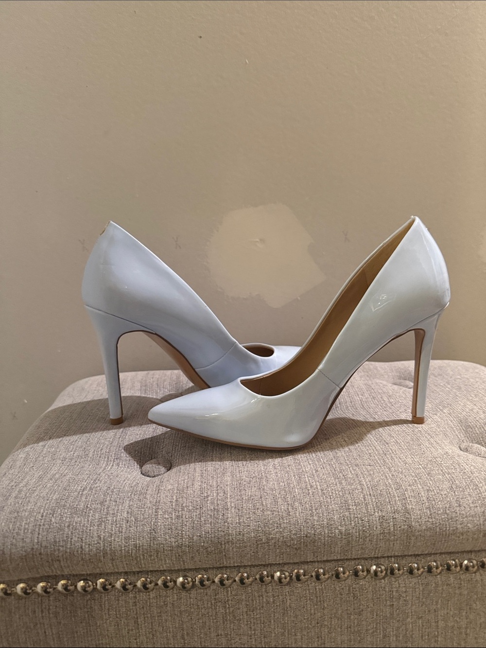 Classic Patent Pointed-Toe Stiletto Pumps